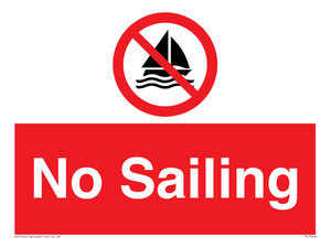 No Sailing 