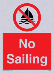 No Sailing 