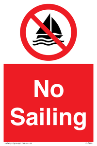 No Sailing 