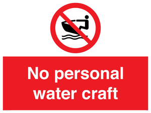 No personal water craft