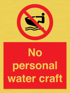 No personal water craft