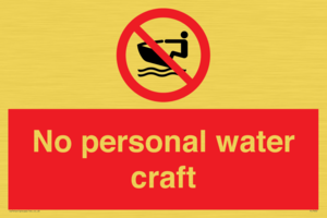No personal water craft