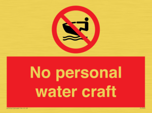 No personal water craft