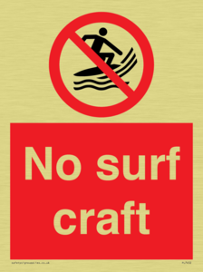 No surf craft