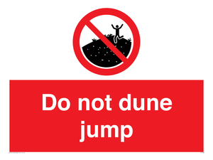 Do not dune jump