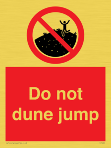 Do not dune jump