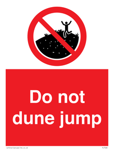 Do not dune jump