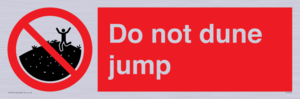 Do not dune jump