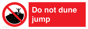 Do not dune jump