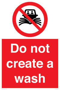 Do not create a wash