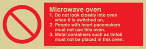 microwave oven rules