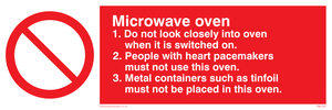 microwave oven rules