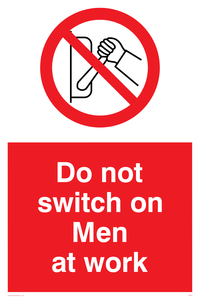 do not switch on men at work