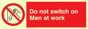 do not switch on men at work
