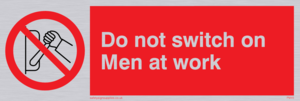 do not switch on men at work