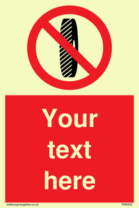 Custom Do Not Change Grinding Wheel Sign