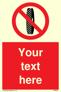 Custom Do Not Change Grinding Wheel Sign