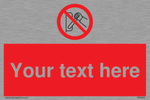 Custom Do Not Operate Sign