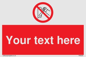 Custom Do Not Operate Sign