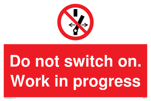 Do not switch on. Work in progress