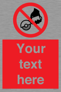 Custom Do not use with hand held grinding machine