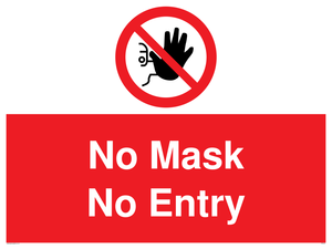 No Mask No Entry
