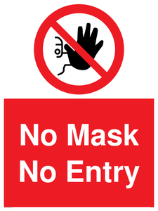 No Mask No Entry