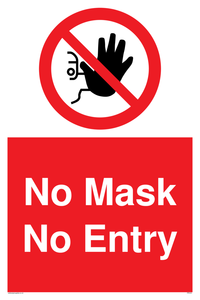 No Mask No Entry