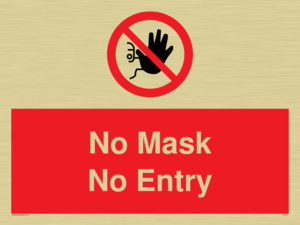 No Mask No Entry