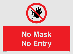 No Mask No Entry