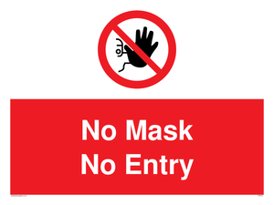 No Mask No Entry