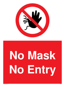 No Mask No Entry