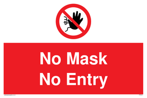 No Mask No Entry
