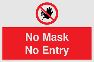 No Mask No Entry