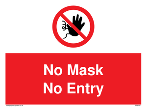 No Mask No Entry