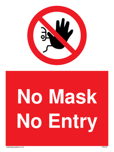 No Mask No Entry