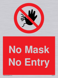No Mask No Entry