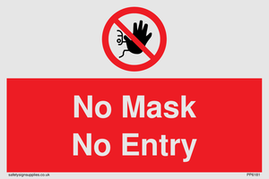 No Mask No Entry