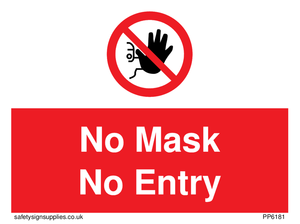 No Mask No Entry