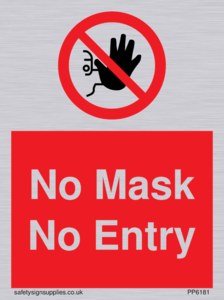 No Mask No Entry
