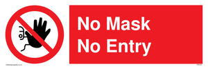 No Mask No Entry