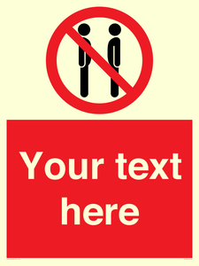 Custom prohibition not face to face