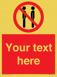 Custom prohibition not face to face