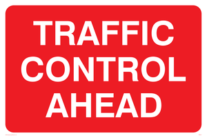 traffic control ahead