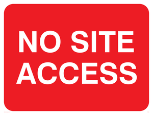 no site access