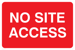 no site access