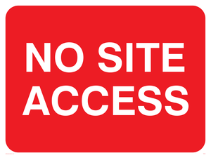 no site access