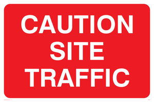 caution site traffic