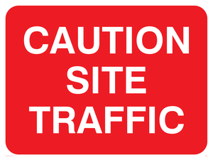 caution site traffic
