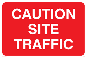 caution site traffic
